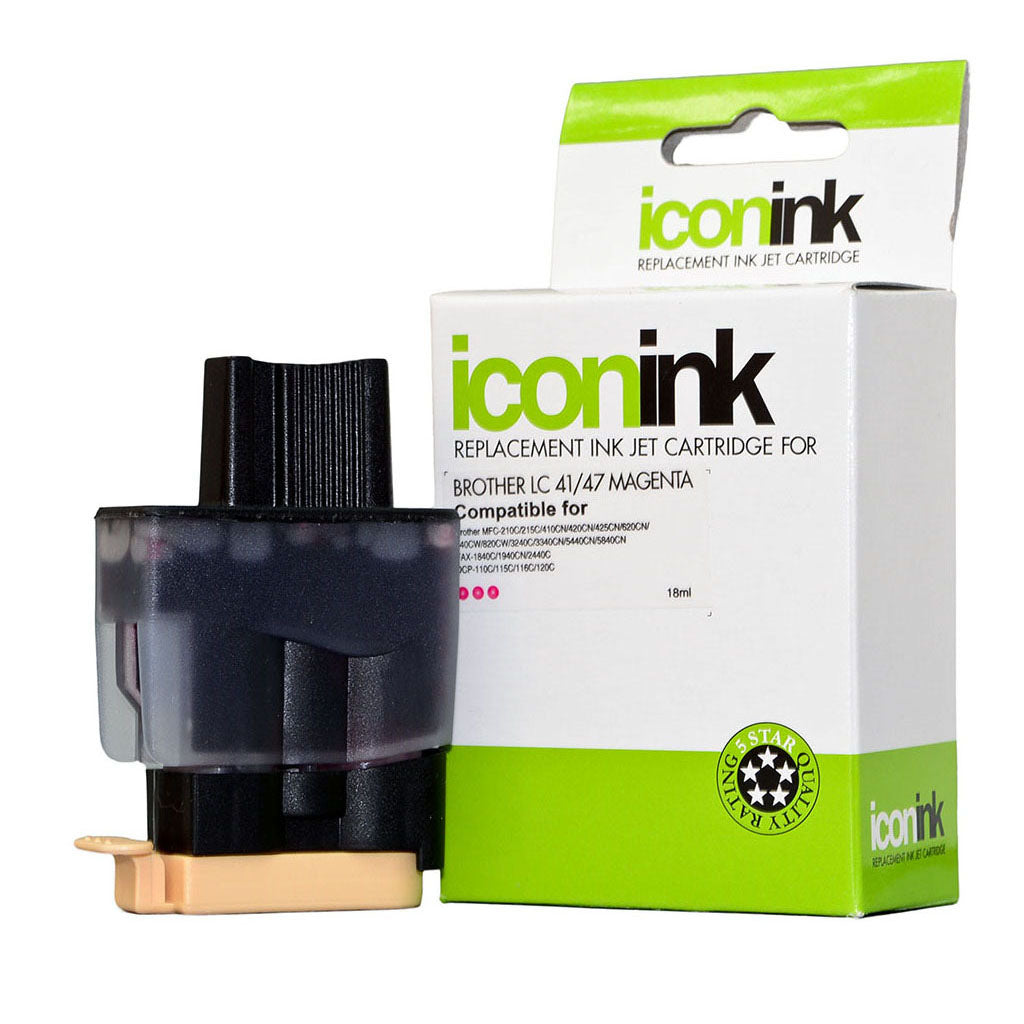 Icon Compatible Brother LC47 Magenta Ink Cartridge - Cafe Supply