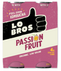 Lo Bros Passionfruit Kombucha 4 x 250ml - Cafe Supply
