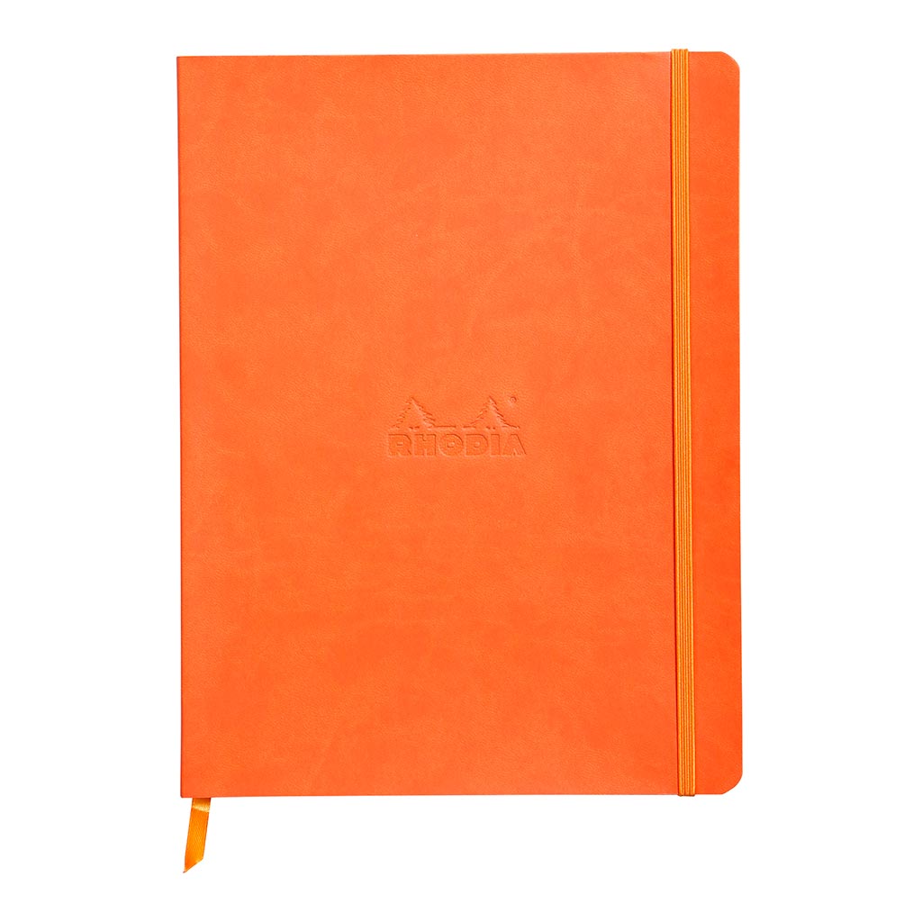 Rhodiarama Softcover Notebook B5 Dotted Tangerine - Cafe Supply
