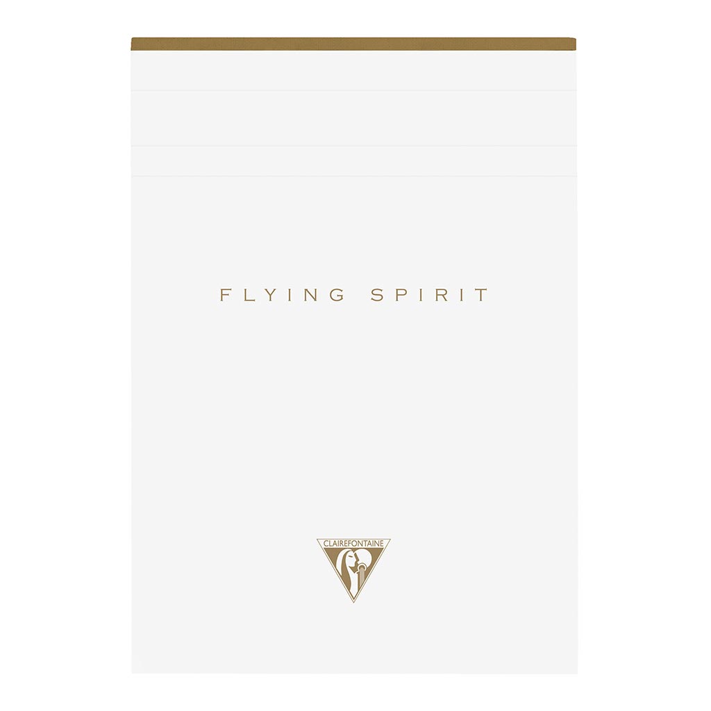 Flying Spirit Clothbound Notepad A5 White - Cafe Supply