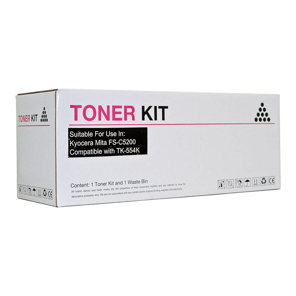 Icon Compatible Kyocera TK554 Black Toner Cartridge - Cafe Supply