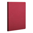 Age Bag Clothbound Notebook A5 Lined Red - Cafe Supply