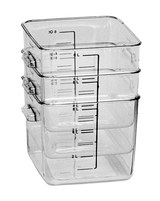 Rubbermaid Square Storage Container, 5.7L, Clear - Cafe Supply