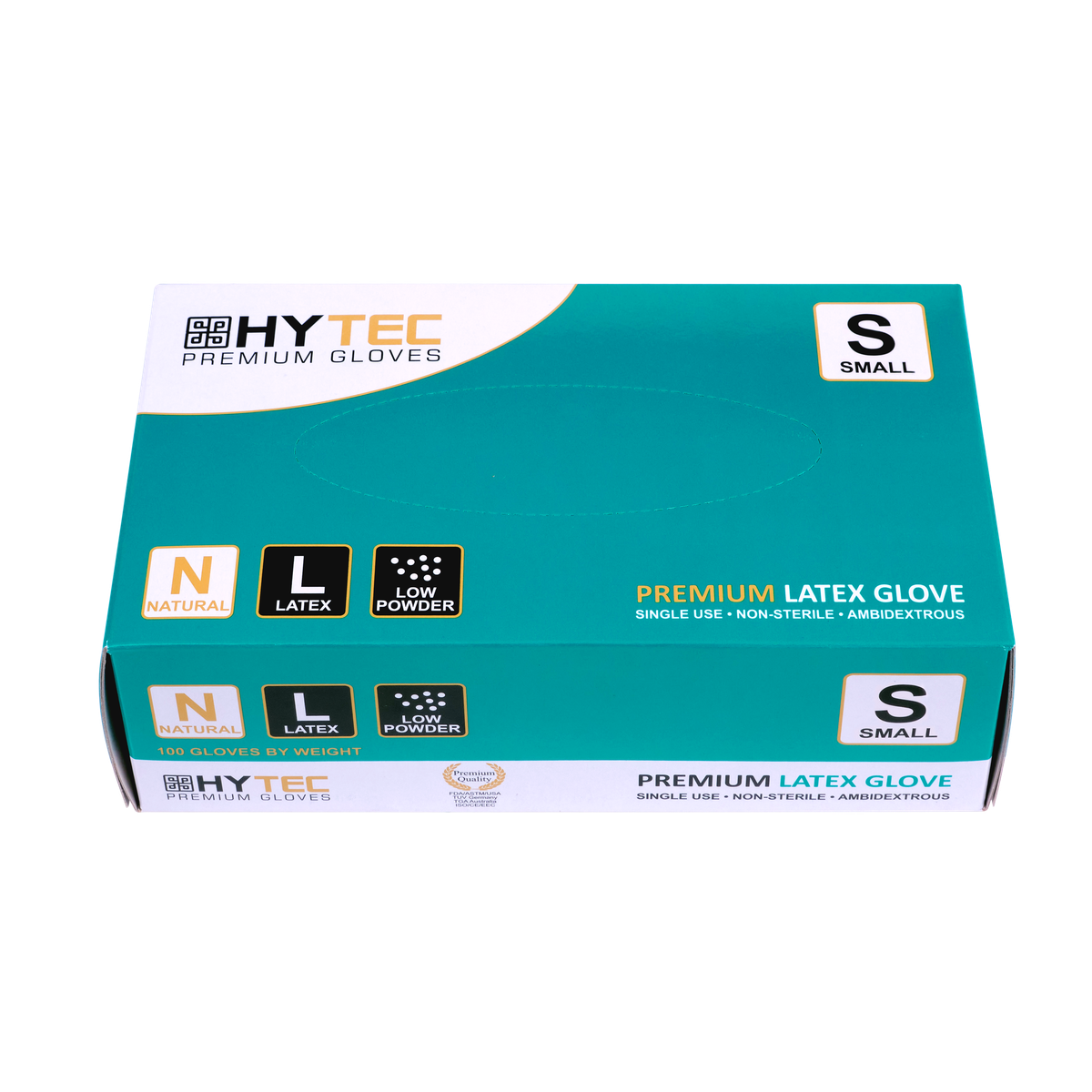 Hytec Natural Latex Gloves, Low Powder - Cafe Supply