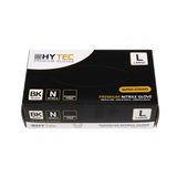 Hytec Black Nitrile Gloves, Powder Free - Cafe Supply