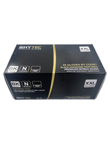 Hytec Black Textured Nitrile Gloves, Powder Free - Cafe Supply