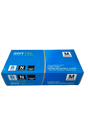 Hytec Blue Long Cuff Nitrile Gloves, Powder Free - Cafe Supply