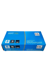 Hytec Blue Long Cuff Nitrile Gloves, Powder Free - Cafe Supply