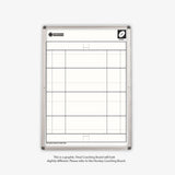COACHING WHITEBOARDS | Magnetic | 600 x 900mm | Aluminium Frame - Cafe Supply