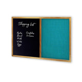 COMBIBOARD | Chalkboard + Standard Fabric | Wood Frame - Cafe Supply
