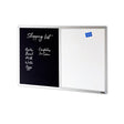 COMBIBOARD | Whiteboard + Chalkboard | Aluminium Frame - Cafe Supply