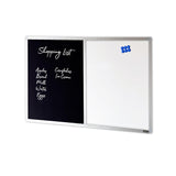 COMBIBOARD | Whiteboard + Chalkboard | Aluminium Frame - Cafe Supply