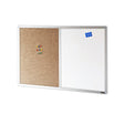 COMBIBOARD | Whiteboard + Hessian | Aluminium Frame - Cafe Supply