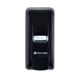 Pacific Hygiene 1L Soap & Sanitiser Dispenser - Black - Cafe Supply