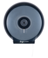 Pacific Hygiene Single Jumbo Toilet Roll Dispenser - Black - Cafe Supply