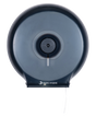 Pacific Hygiene Single Jumbo Toilet Roll Dispenser - Black - Cafe Supply