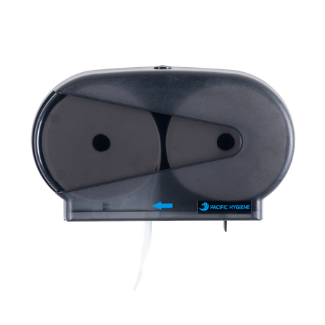 Pacific Hygiene Double Mini Jumbo Dispenser Black - Cafe Supply