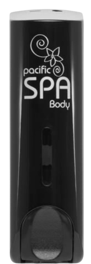 Pacific Spa 350ml Black Dispenser Body Wash - Cafe Supply
