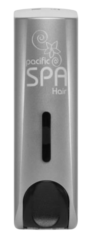Pacific Spa 350ml Silver Dispenser Hair Shampoo - Cafe Supply