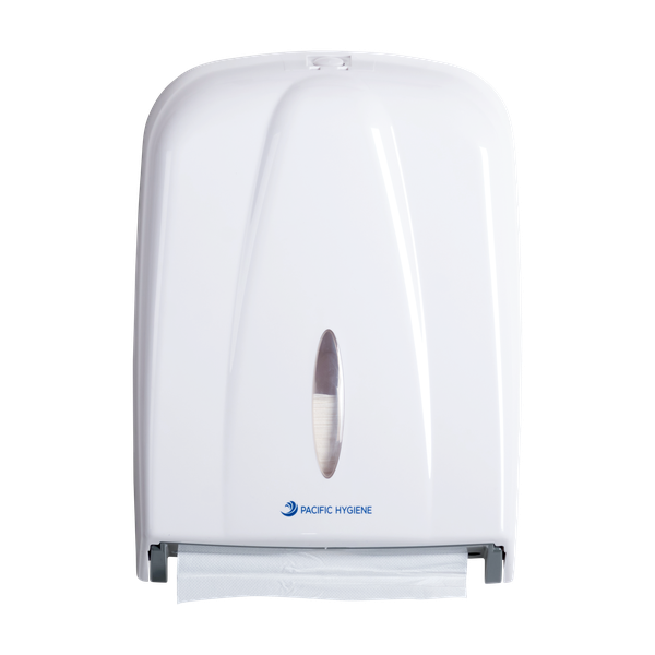 Pacific Hygiene Trim Hand Towel Dispenser - White - Cafe Supply