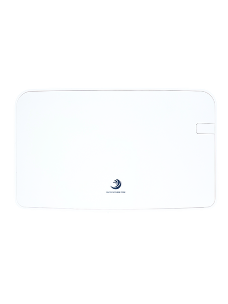 Quartz Double Midi Jumbo Toilet Roll Dispenser - White - Cafe Supply