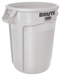 Rubbermaid BRUTE® Container 121.1L - White - Cafe Supply