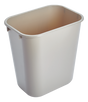Rubbermaid Wastebasket Rectangle 12.9L - Beige - Cafe Supply