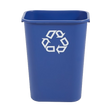 Rubbermaid Deskside Recycling Container 39L - Blue - Cafe Supply
