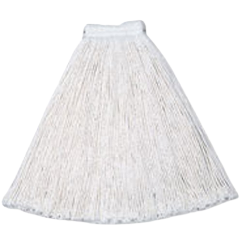 Rubbermaid 2.5cm Headband Cotton Wet Mop, White - Cafe Supply