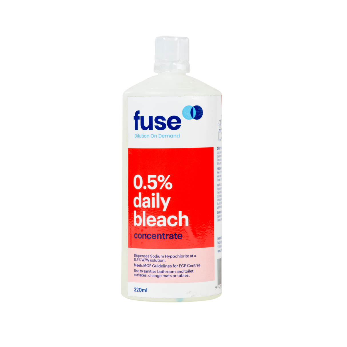 Fuse 0.5% Daily Bleach Concentrate - Cartridge - Cafe Supply
