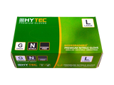 Hytec Green Nitrile Gloves, Powder Free, Biodegradable - Cafe Supply