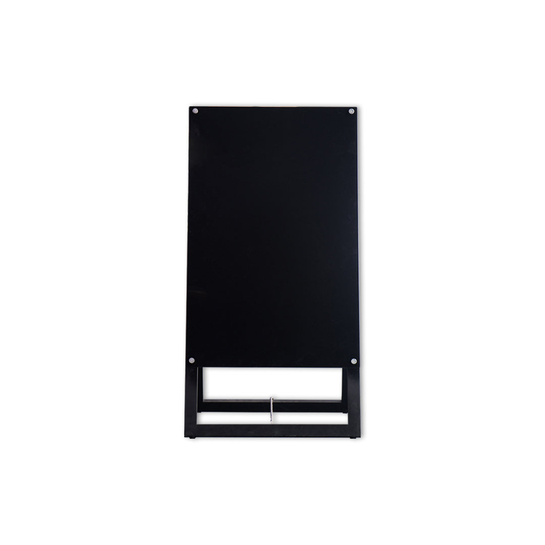 GLASSBOARD EASEL | Magnetic | 500W x 800H | 1000H o/all - Cafe Supply