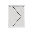 STAFF INDICATOR WHITEBOARD | 20 Names | 600 x 800mm | PORCELAIN - Cafe Supply