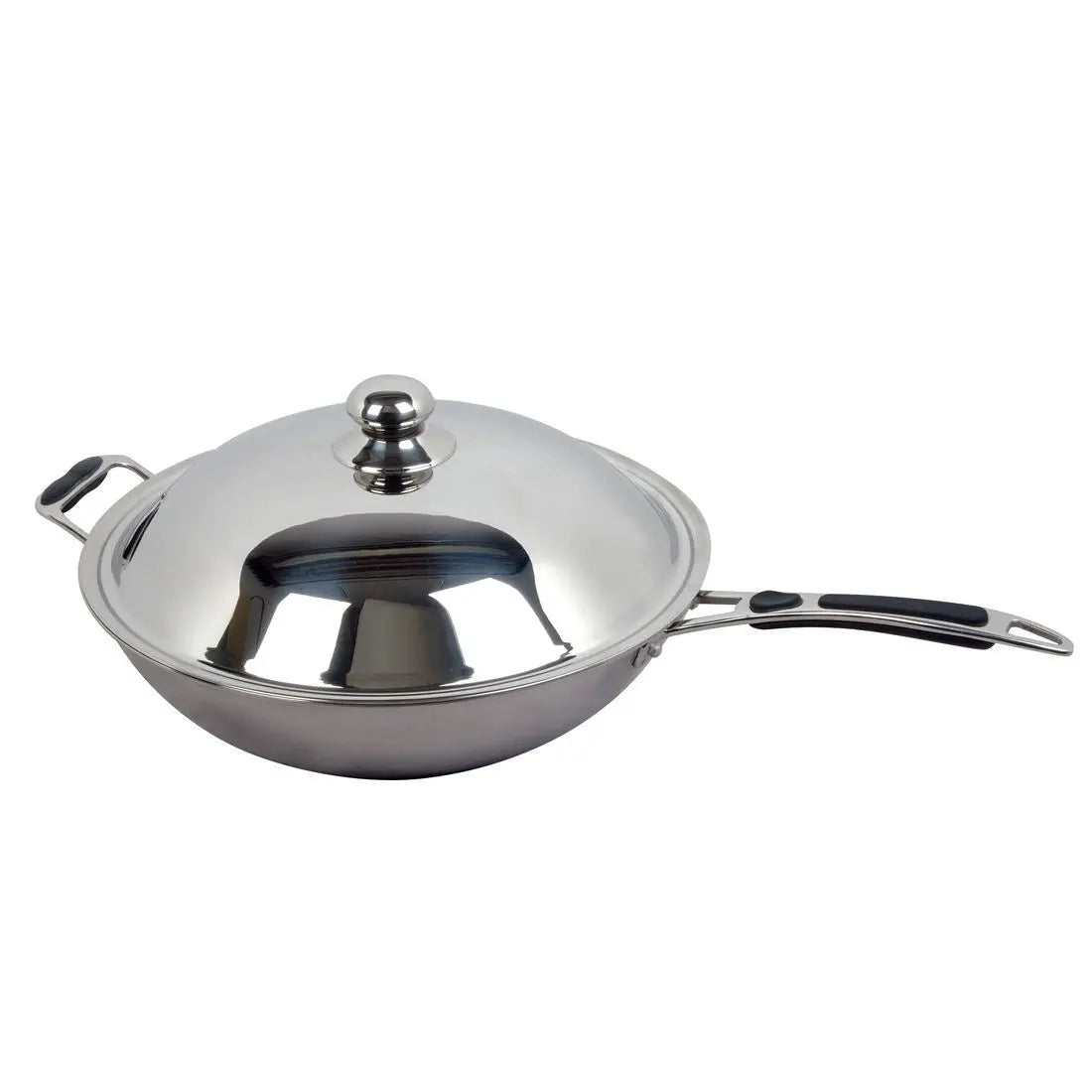 Benchstar Ø 360mm Wok with Lid for Induction Wok IW-WOKLID36 - Cafe Supply