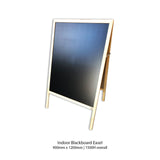 INDOOR SANDWICH BLACKBOARD | Non-magnetic | 900W x 1200H | 1500H o/all - Cafe Supply