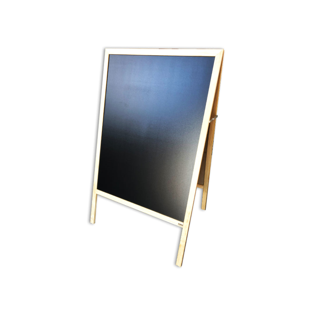 INDOOR SANDWICH BLACKBOARD | Non-magnetic | 900W x 1200H | 1500H o/all - Cafe Supply