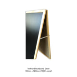 INDOOR SANDWICH BLACKBOARD | Non-magnetic | 900W x 1200H | 1500H o/all - Cafe Supply