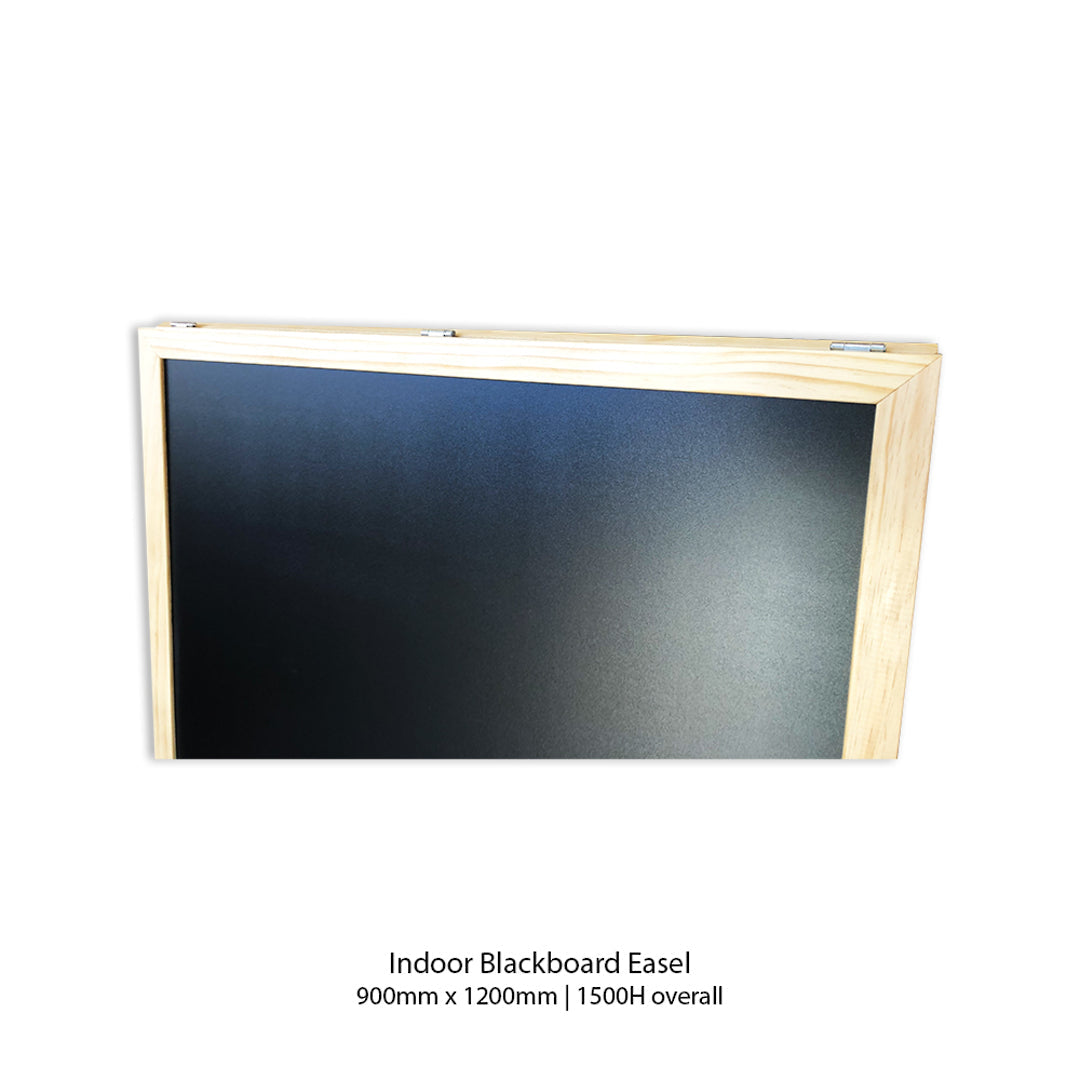 INDOOR SANDWICH BLACKBOARD | Non-magnetic | 900W x 1200H | 1500H o/all - Cafe Supply