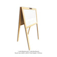 CHILDRENS EASEL | Magnetic | Whiteboard + Chalkboard - Cafe Supply