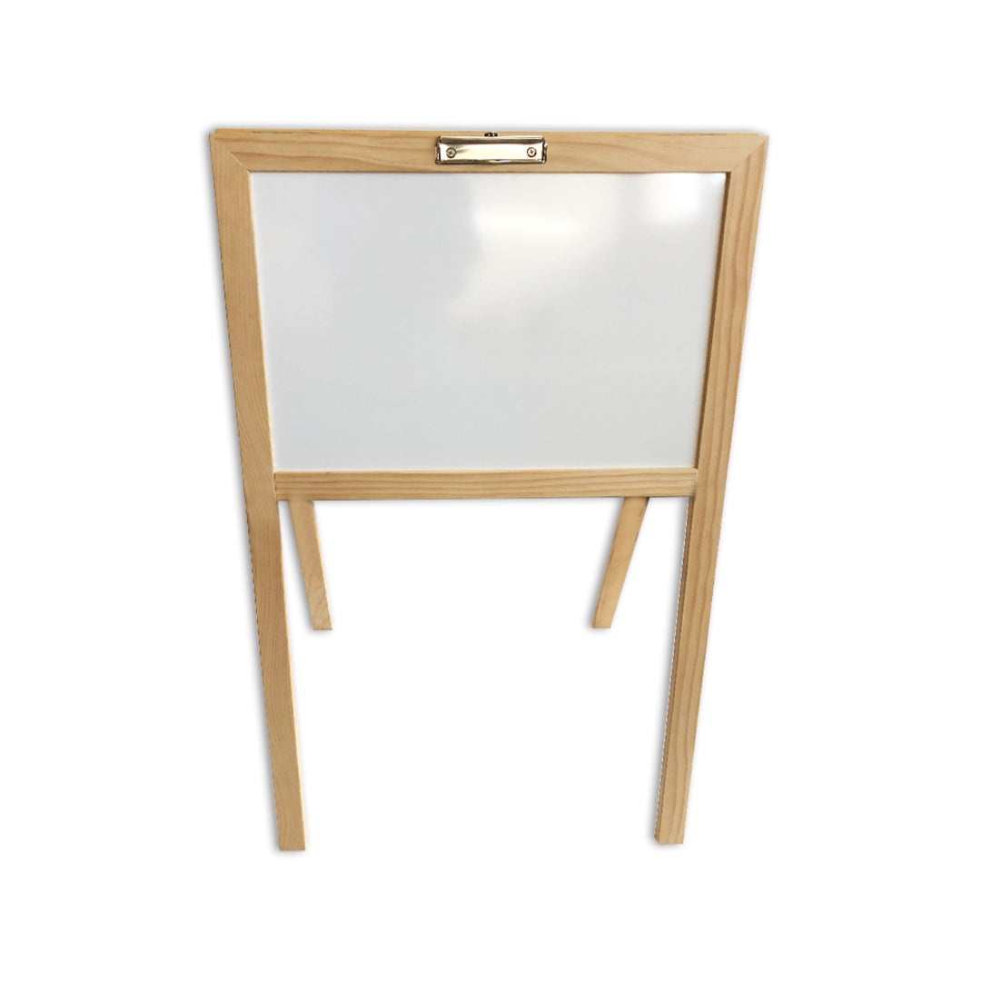 CHILDRENS EASEL | Magnetic | Whiteboard + Chalkboard - Cafe Supply