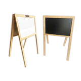 CHILDRENS EASEL | Magnetic | Whiteboard + Chalkboard - Cafe Supply