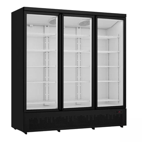 Triple Glass Door Colourbond Upright Drink Fridge Bottom Mounted – LG-1500BGBM - Cafe Supply