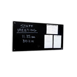 LUMIERE GLASSBOARD | Gloss Black | Frameless - Cafe Supply