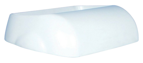 Waste Paper Bin White 23L - Lid - Cafe Supply