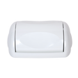 Waste Paper Bin White 23L - Swing Lid - Cafe Supply