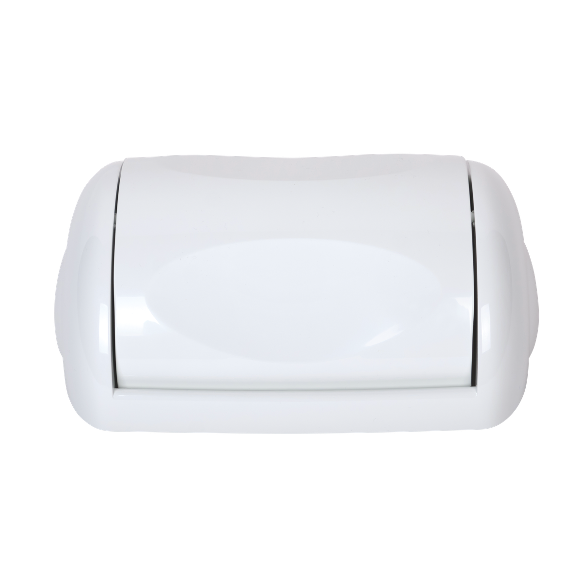 Waste Paper Bin White 23L - Swing Lid - Cafe Supply