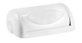 Waste Paper Bin White 43L - Swing Lid - Cafe Supply