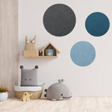 ROUND PINBOARD | Frameless | Premium Fabric - Cafe Supply