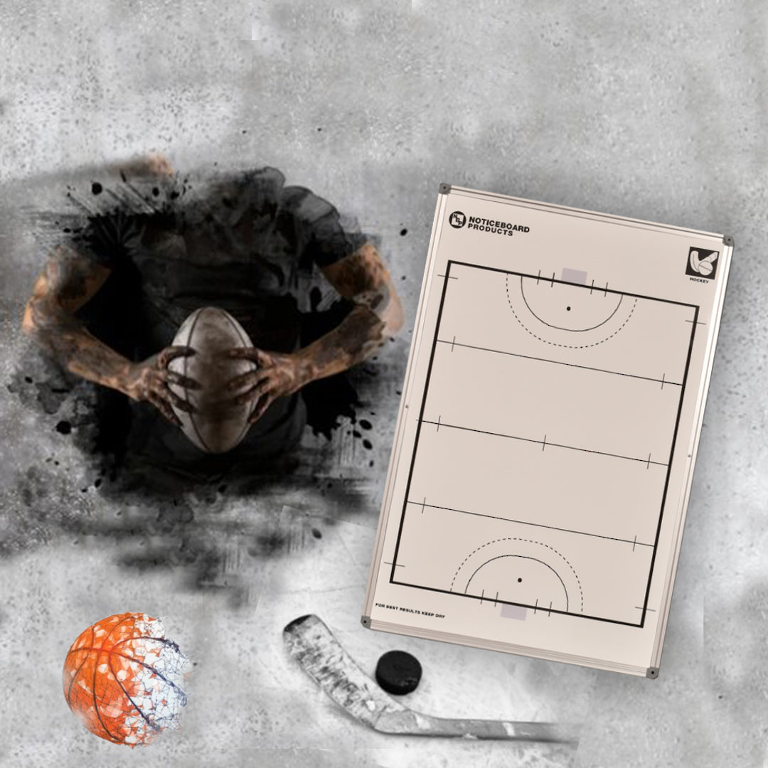 COACHING WHITEBOARDS | Magnetic | 600 x 900mm | Aluminium Frame - Cafe Supply