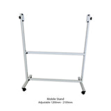 MOBILE PIVOT STAND | Adjustable width 1500 - 2400mm - Cafe Supply